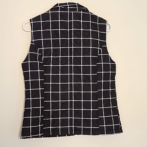 Nine West Striped Quilted Vest - Picture 3 of 5